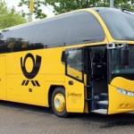 Междугородний автобус совместного предприятия ADAC и Deutsche Post