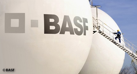 Терминал концерна BASF в Людвигсхафене для хранения жидких газов