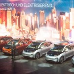 Презентация электромобиля BMW i3 на автосалоне во Франкфурте-на-Майне IAA