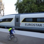 Презентация нового поезда Eurostar от концерна Siemens в лондонском Гайд-парке.