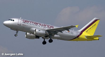 Один из самолетов авиакомпании Germanwings