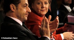 Канцлер Германии Ангела Меркель и президент Франции Николя Саркози 