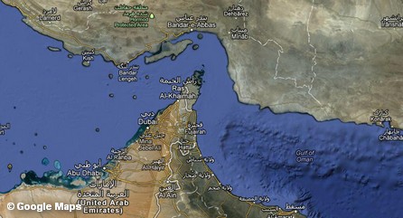 Ормузский пролив, Объединенные Арабские Эмираты, Иран и эмират Фуджейра