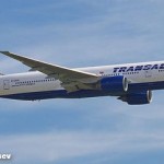 Самолет Boeing 777-200ER авиакомпании "Трансаэро"