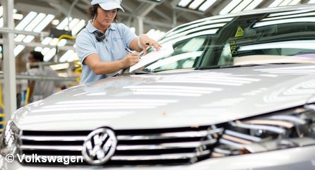 Завод концерна Volkswagen в американском городе Чаттануга