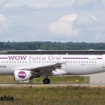 Airbus A320 авиакомпании Wow Air в аэропорту Штутгарта