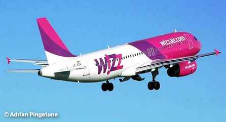 Самолет Airbus A320-200 авиакомпании Wizz Air