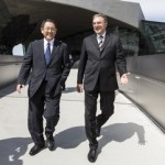 Президент корпорации Toyota Акидо Тойода и председатель правления BMW Норберт Райтофер в Мюнхене