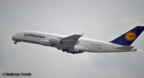 Самолет авиакомпании Lufthansa