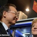 Ангела Меркель с премьер-министром Китая Вэнь Цзябао на Ганноверской ярмарке (Фото из архива)