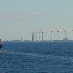Парк ветроэнергетических установок Миддельгрюнден около Копенгагена