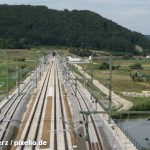 Одна из высокоскоростных железнодорожных линий в Германии