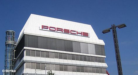 Заводы Porsche в Штутгарте