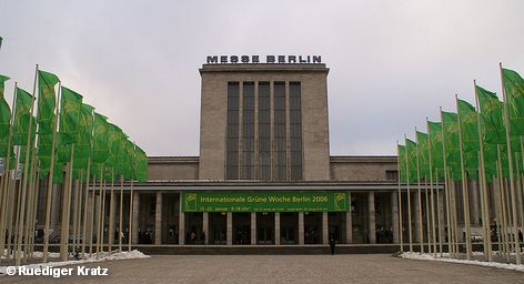 Выставочный центр Берлина во время одной из ярмарок «Зеленая неделя»