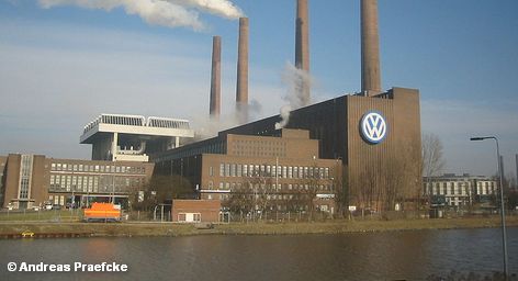 Завод концерна Volkswagen в Вольфсбурге