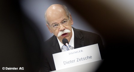 Генеральный директор Daimler AG доктор Дитер Цетше