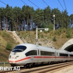 Скорый поезд концерна немецких железных дорог Deutsche Bahn