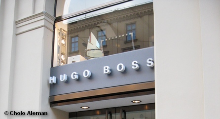 Один из фирменных магазинов Hugo Boss