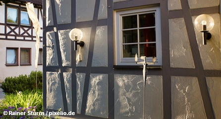 Традиционный для Германии фахверковый дом