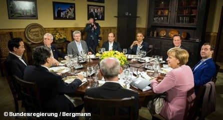 Рабочий ужин лидеров G8