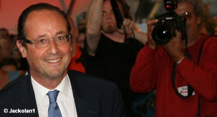 Кандидат в президенты Франции Франсуа Олланд
