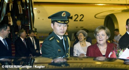 Ангела Меркель в Пекине (Фото из архива)